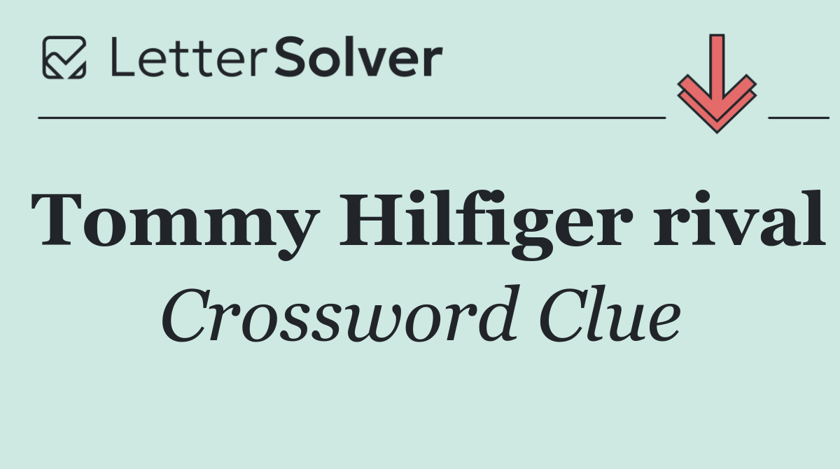 Tommy Hilfiger rival