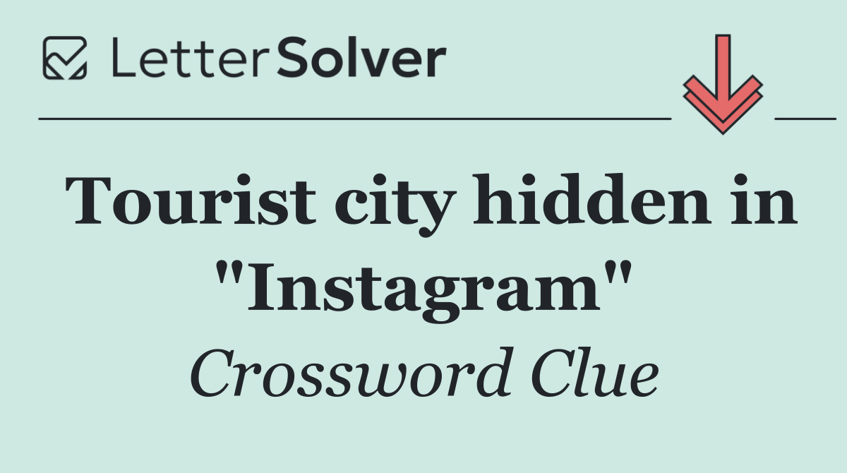 Tourist city hidden in "Instagram"