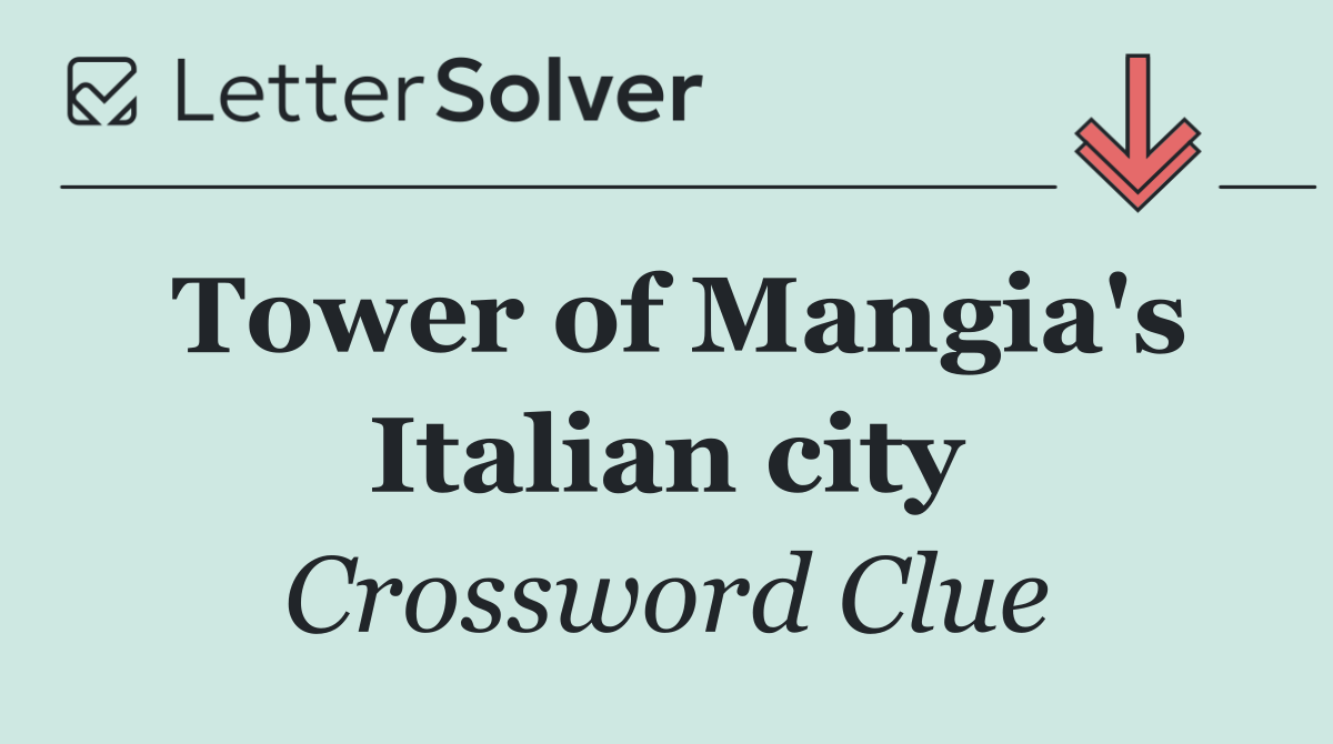 Tower of Mangia's Italian city