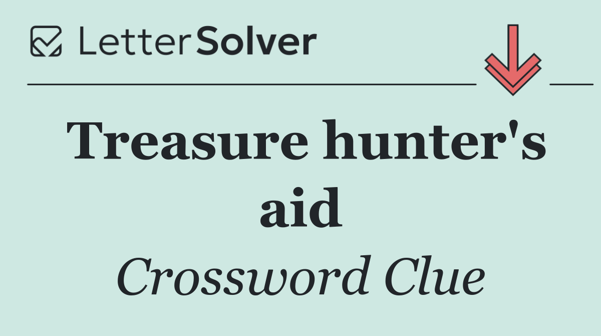 Treasure hunter's aid