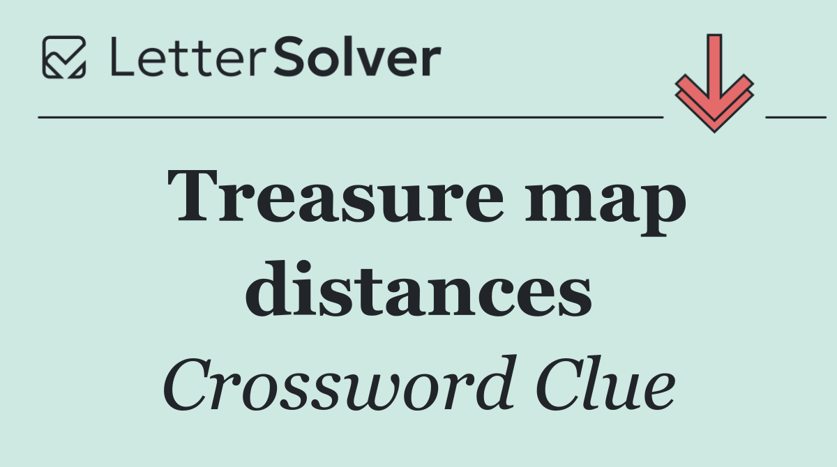 Treasure map distances