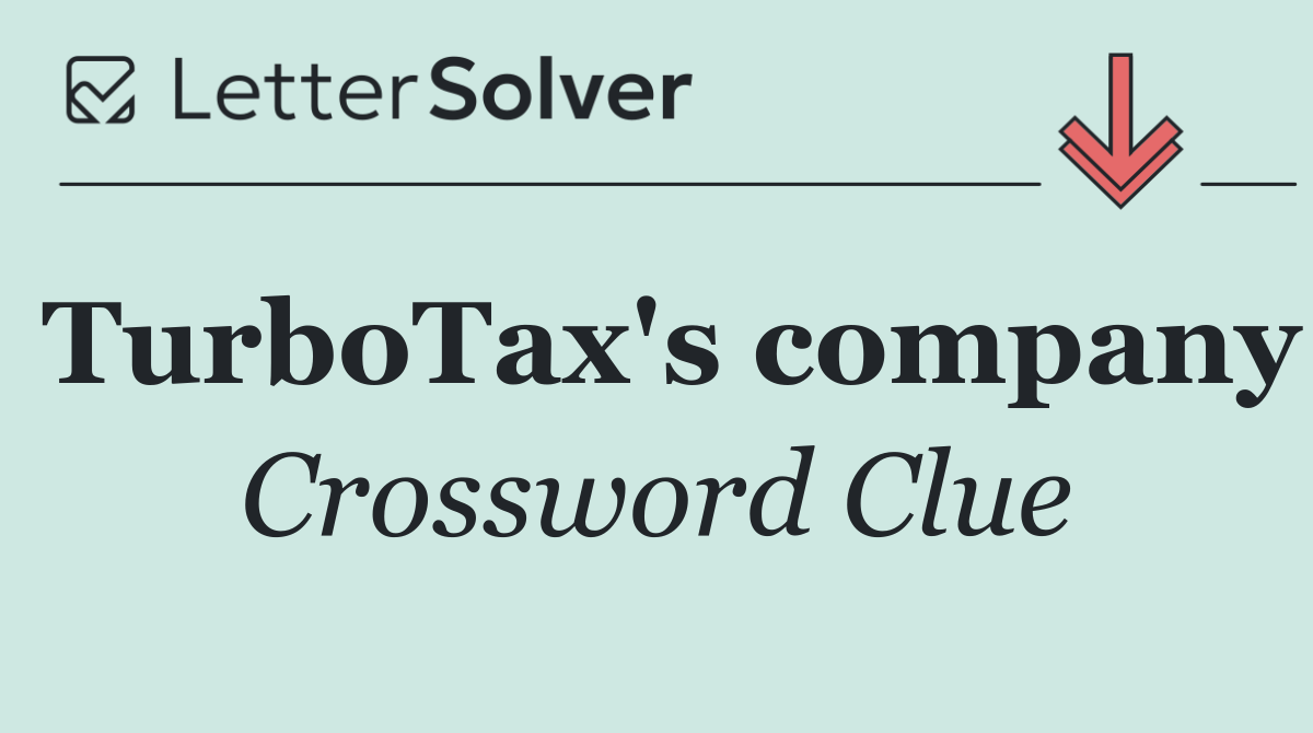 TurboTax's company