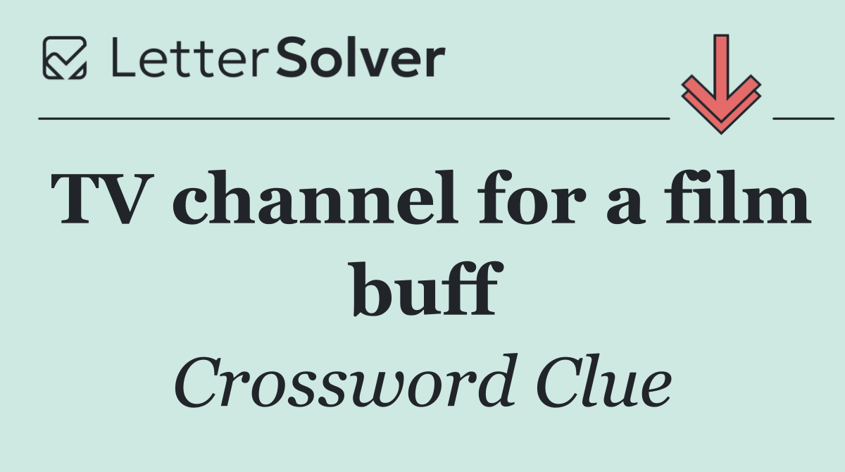 TV channel for a film buff