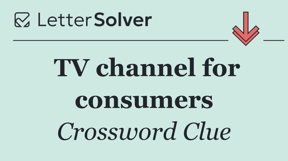 TV channel for consumers