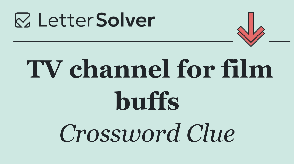 TV channel for film buffs