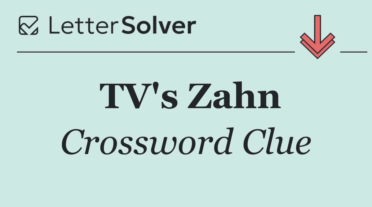 TV's Zahn