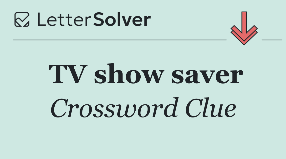 TV show saver
