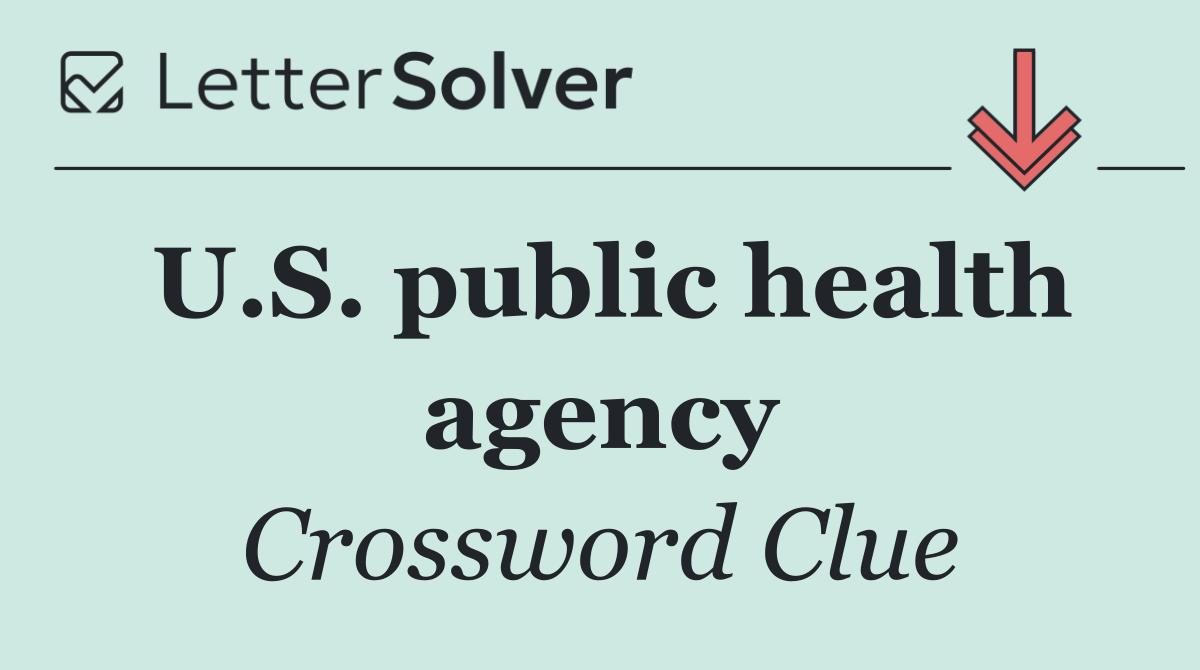 U.S. public health agency