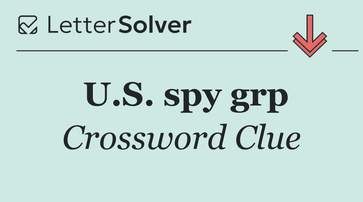 U.S. spy grp