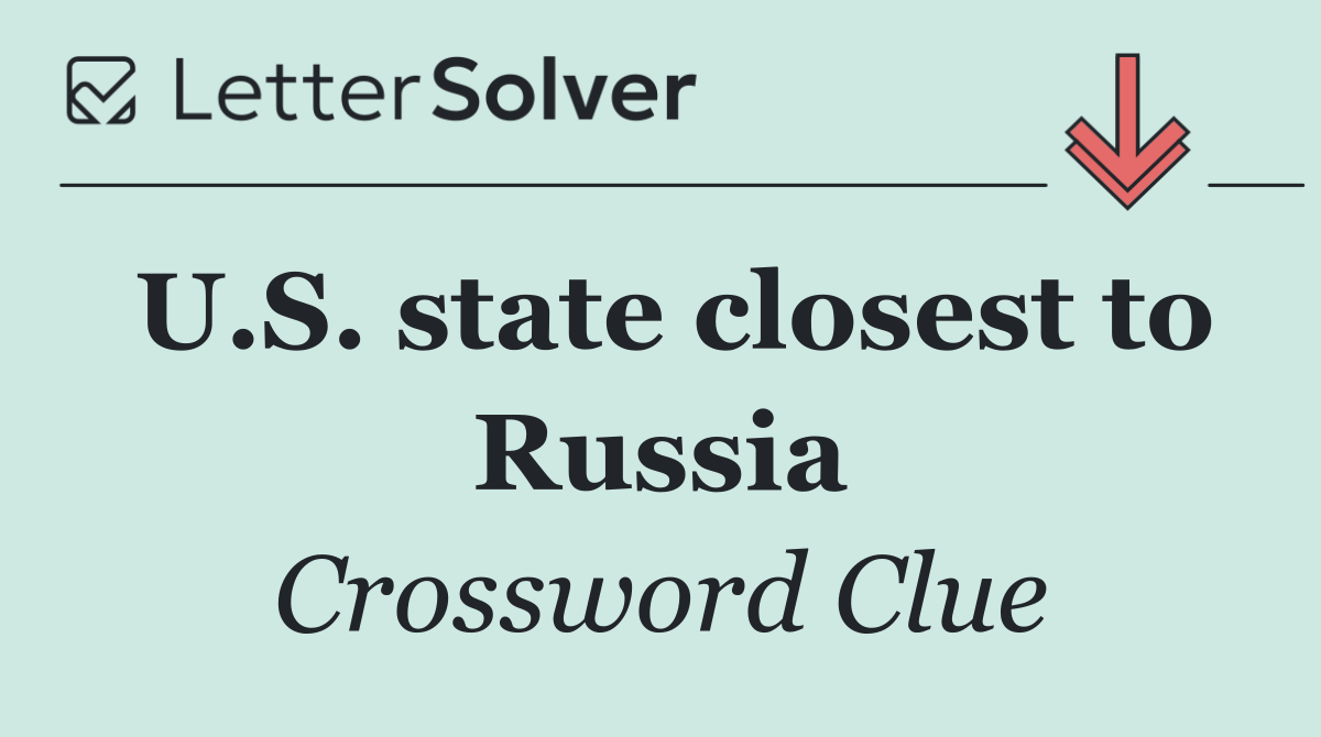 U.S. state closest to Russia