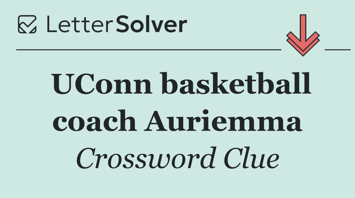 UConn basketball coach Auriemma