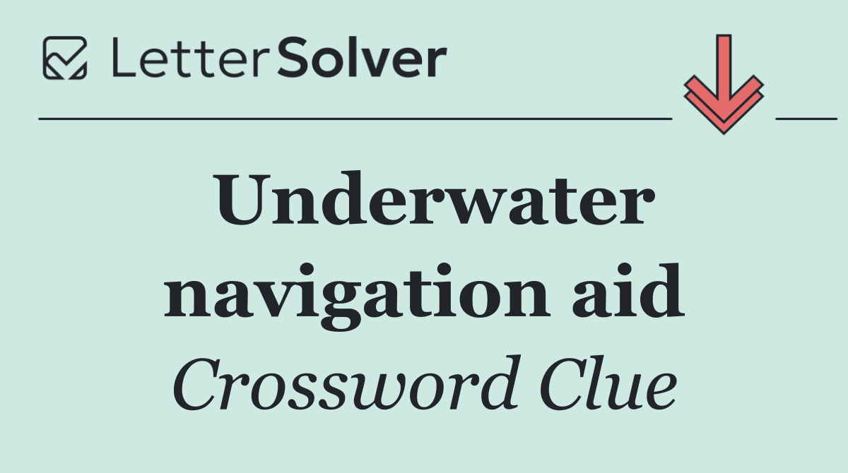 Underwater navigation aid