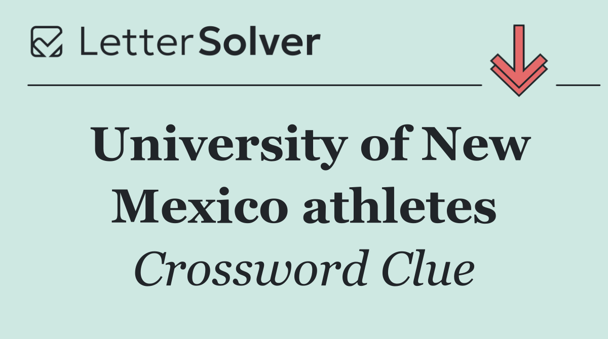University of New Mexico athletes
