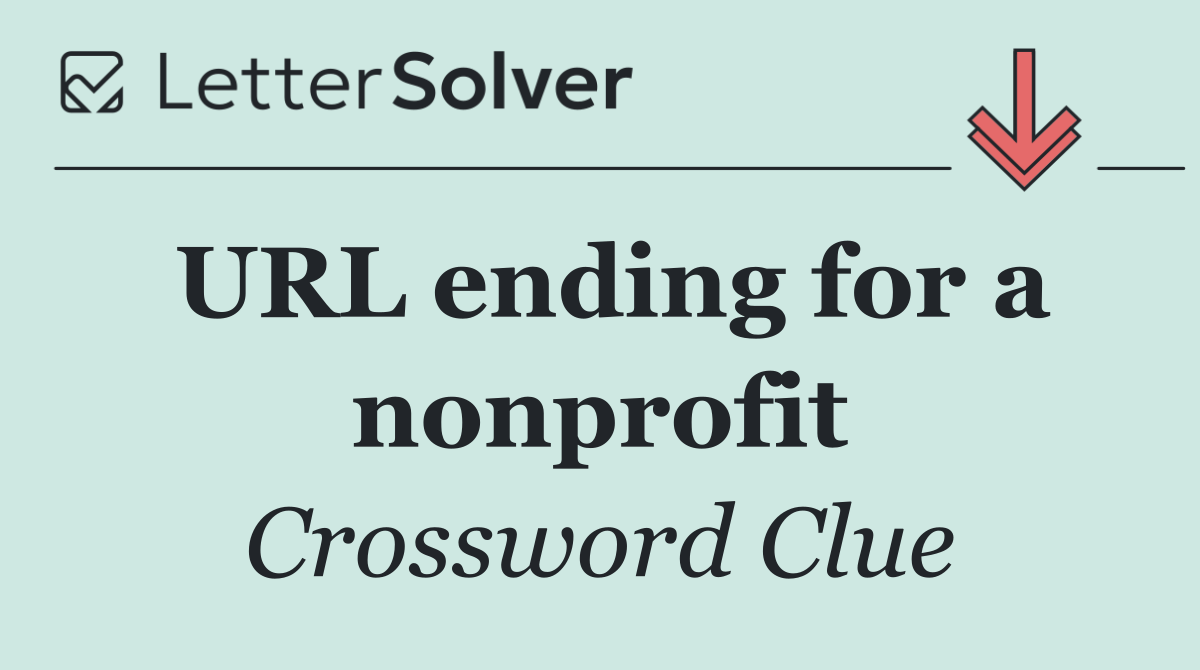 URL ending for a nonprofit
