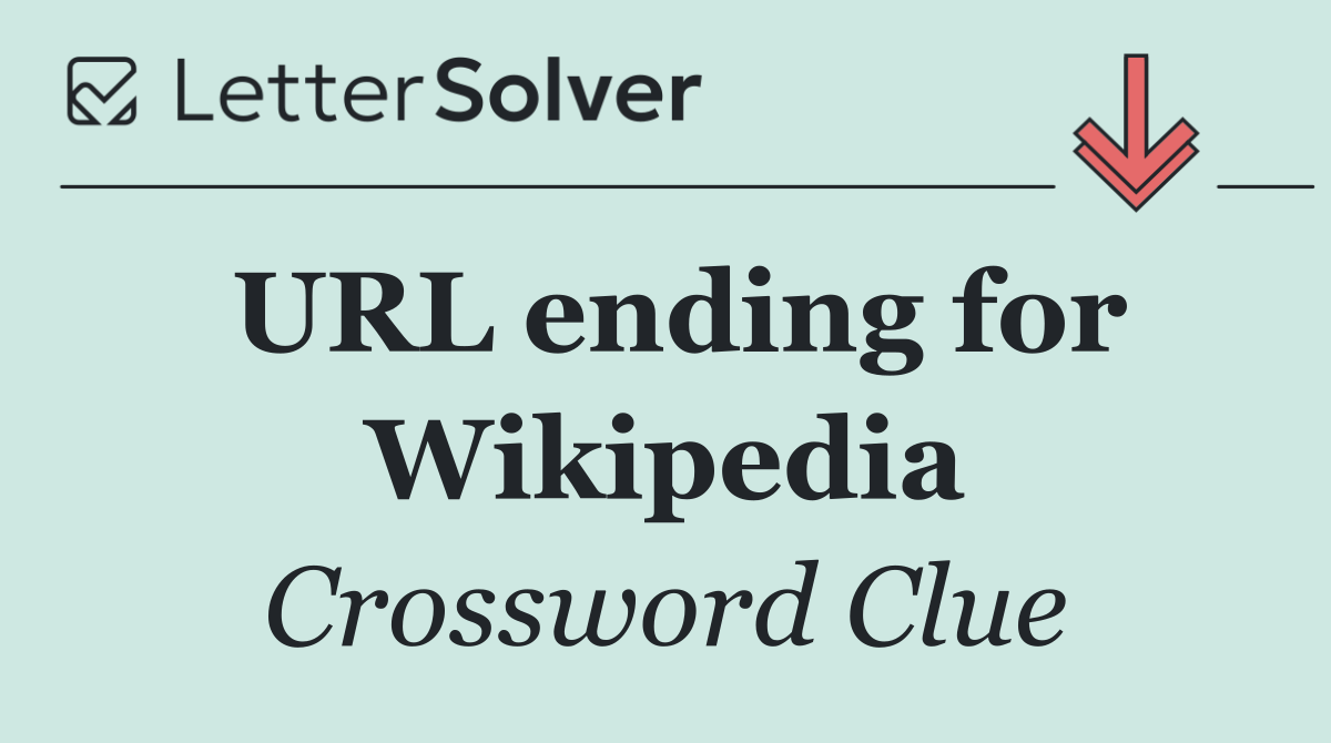 URL ending for Wikipedia