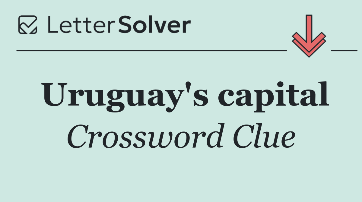 Uruguay's capital