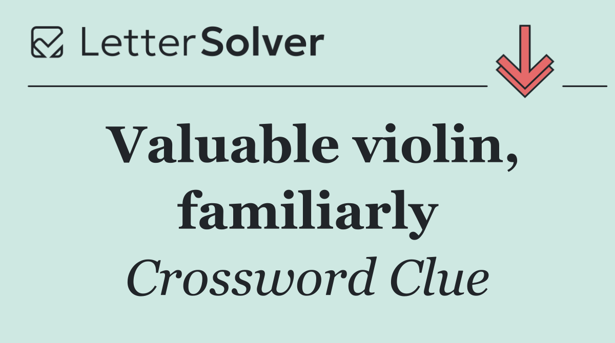Valuable violin, familiarly