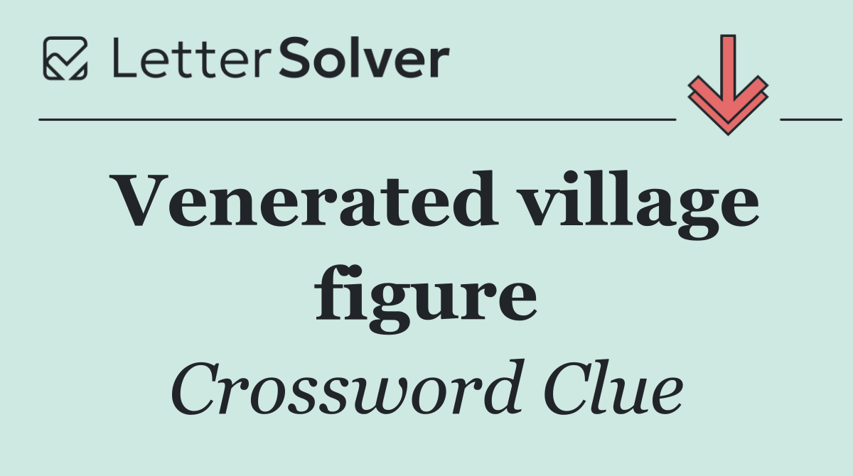 Venerated village figure