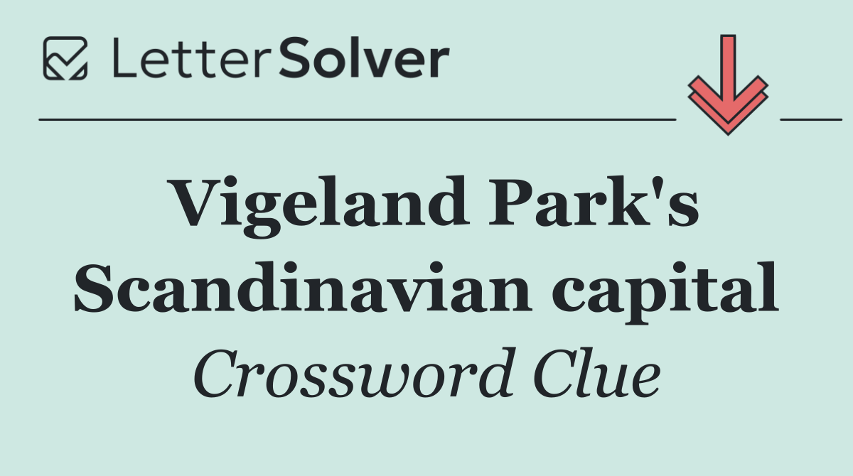 Vigeland Park's Scandinavian capital