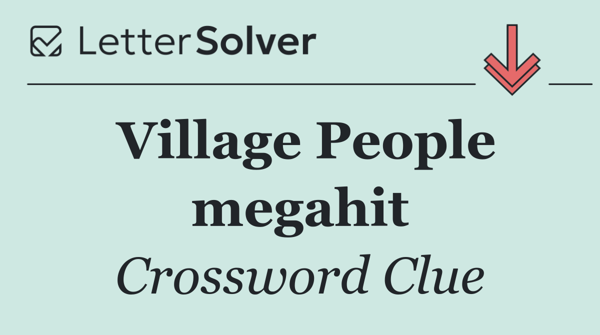 Village People megahit