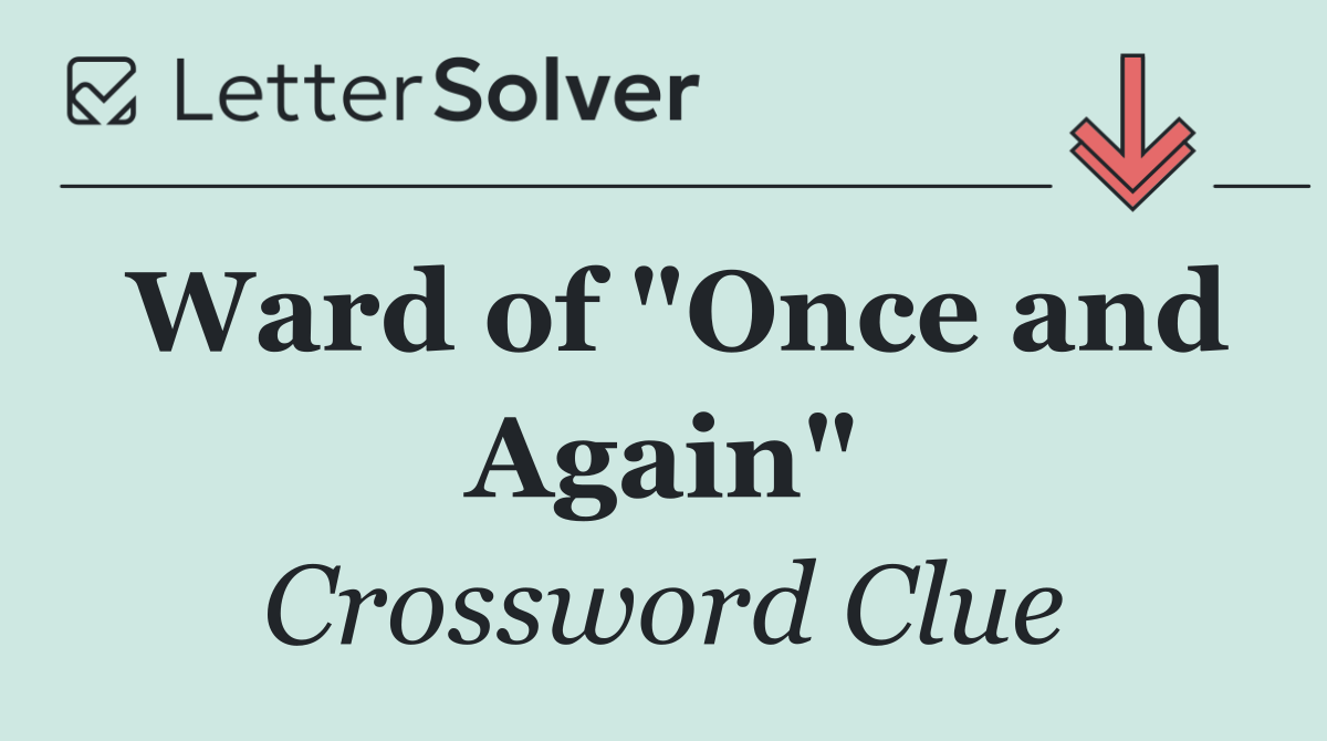 Ward of "Once and Again"