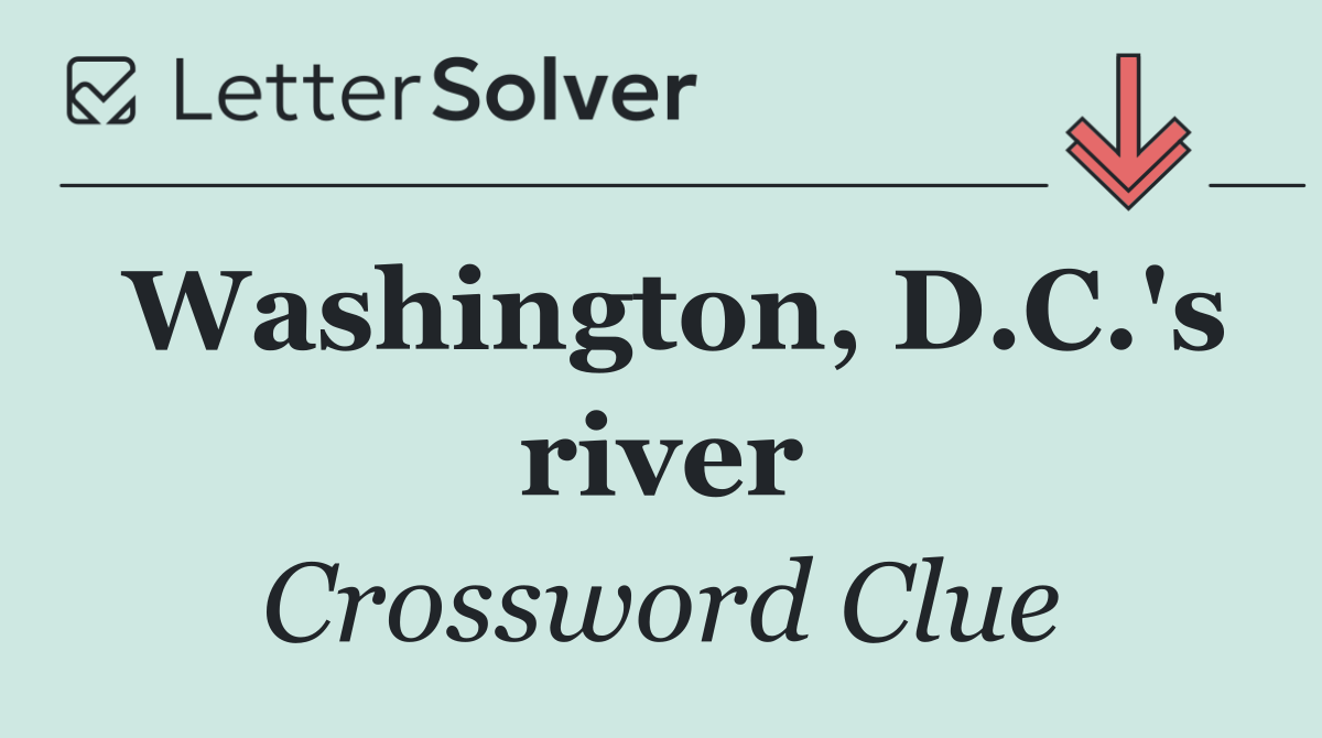 Washington, D.C.'s river