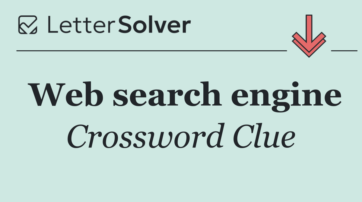 Web search engine