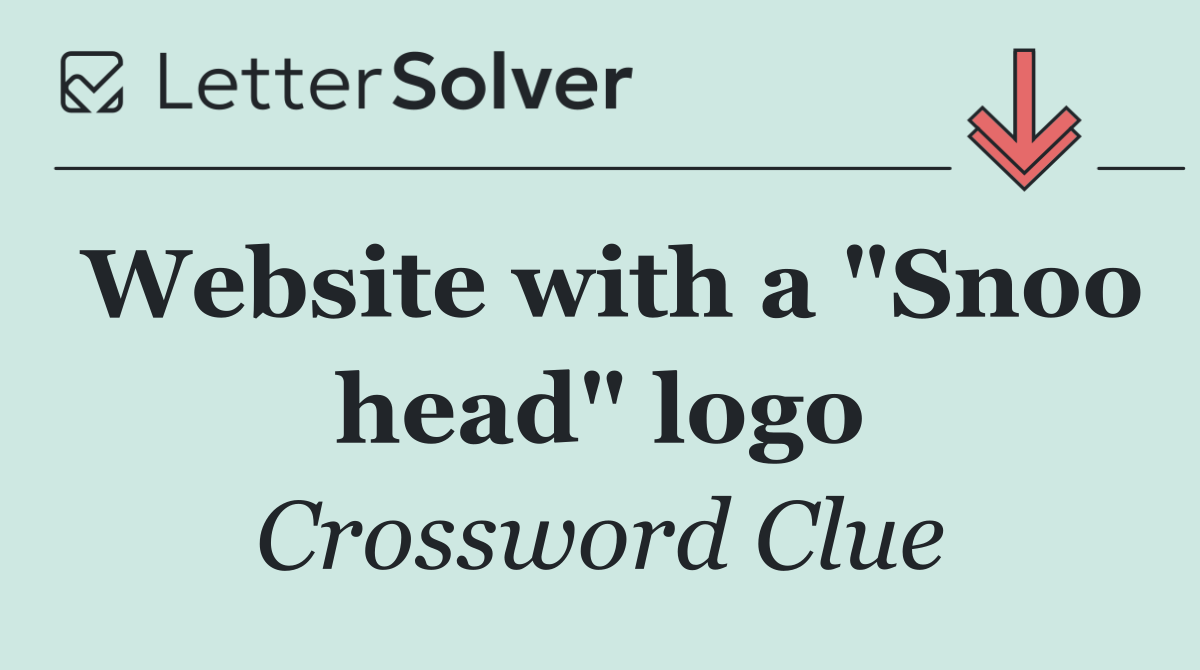 Website with a "Snoo head" logo