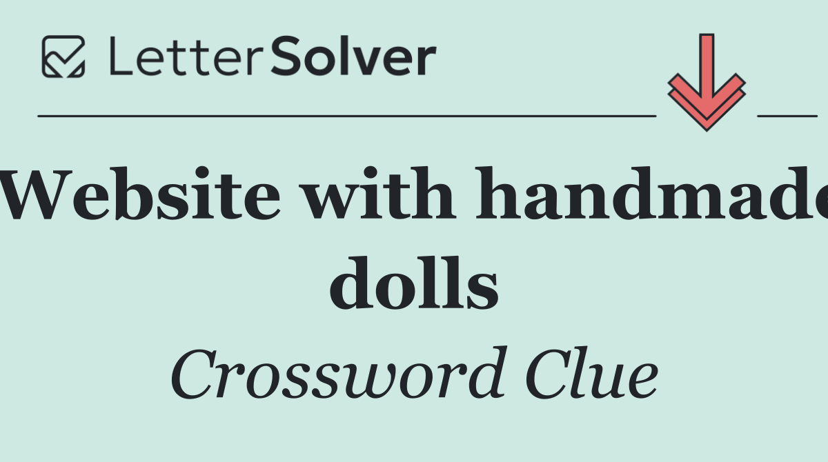 Website with handmade dolls