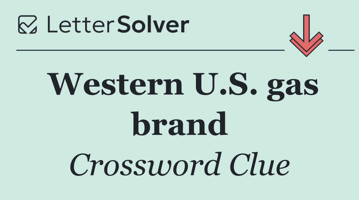 Western U.S. gas brand