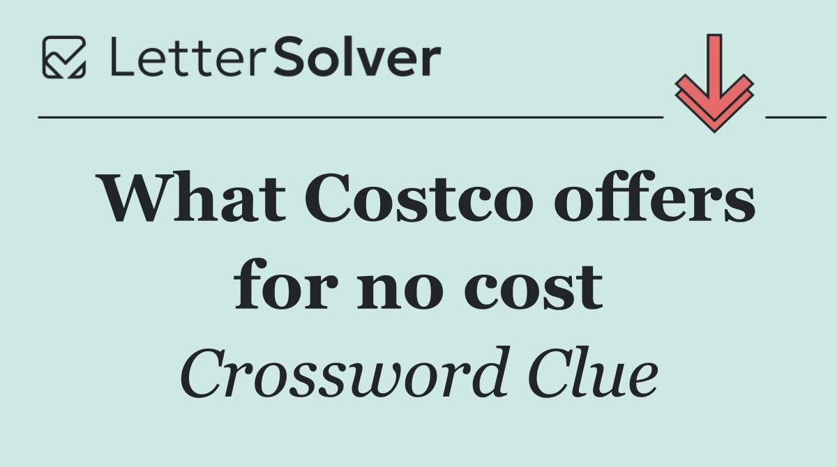 What Costco offers for no cost