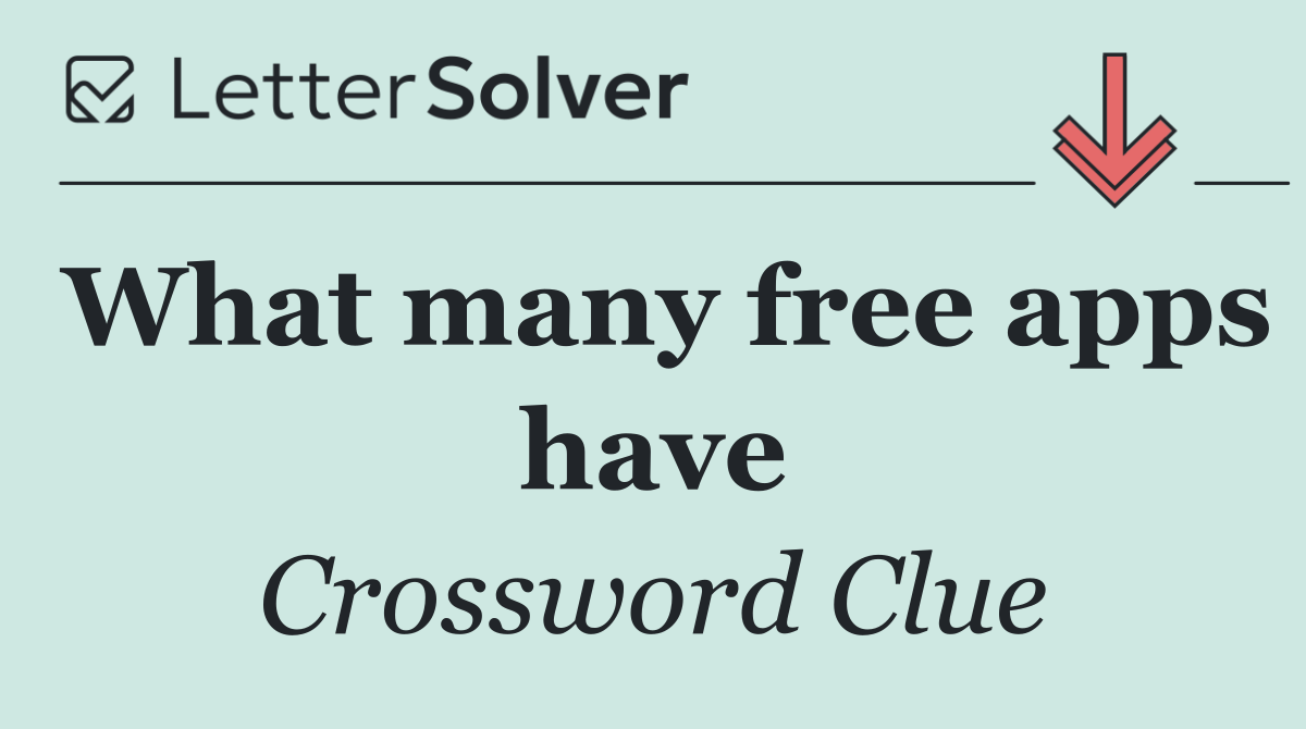 What many free apps have