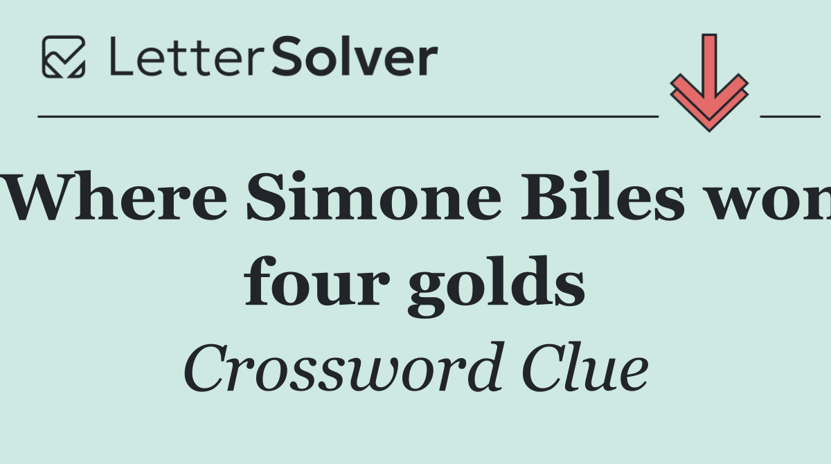 Where Simone Biles won four golds