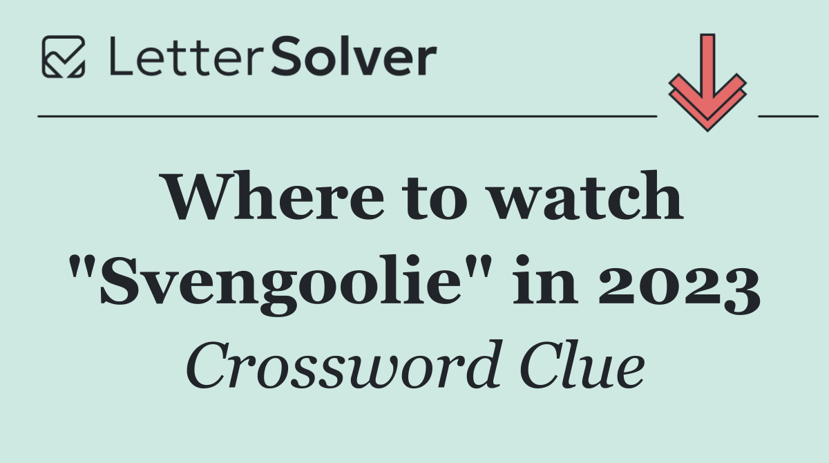 Where to watch "Svengoolie" in 2023