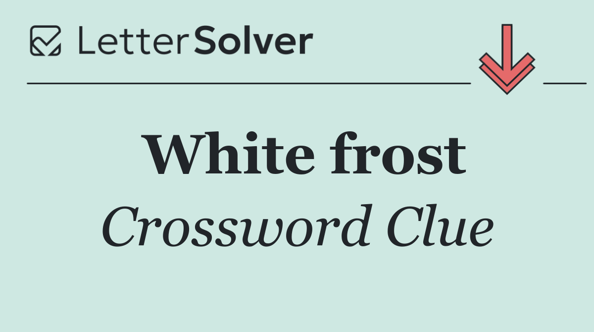 White frost