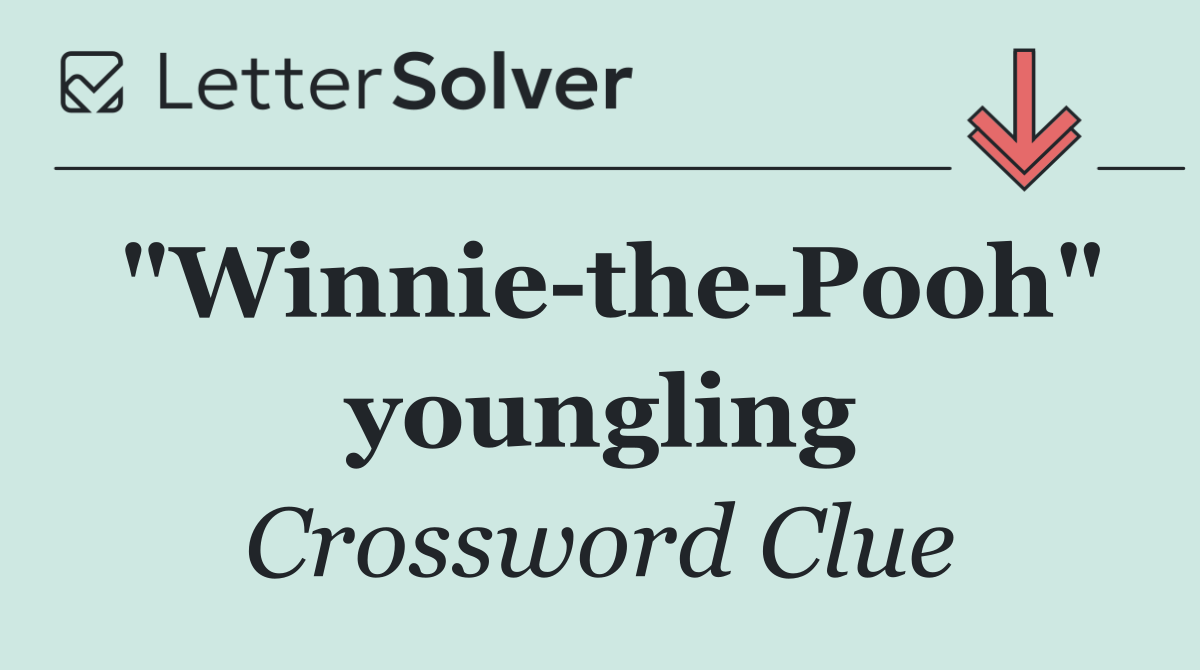 "Winnie the Pooh" youngling