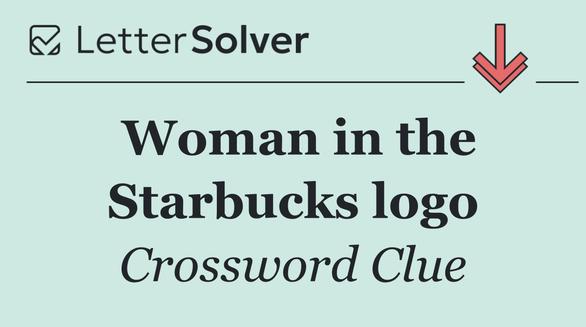 Woman in the Starbucks logo