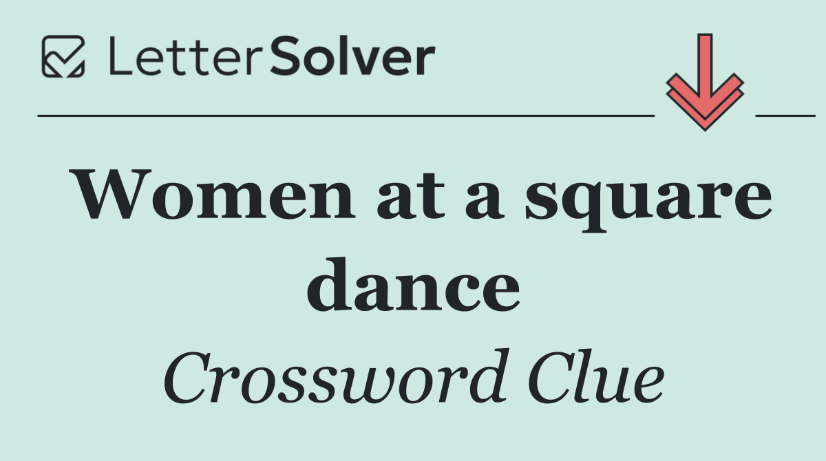 Women at a square dance