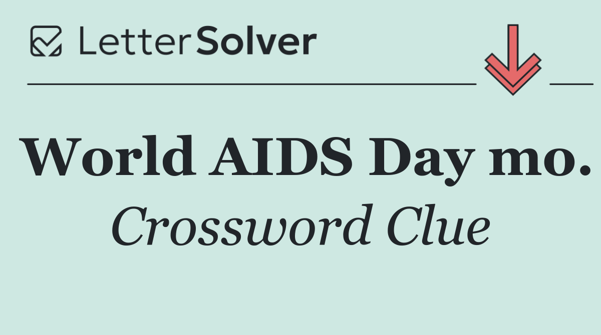 World AIDS Day mo.