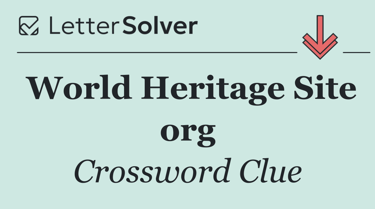 World Heritage Site org