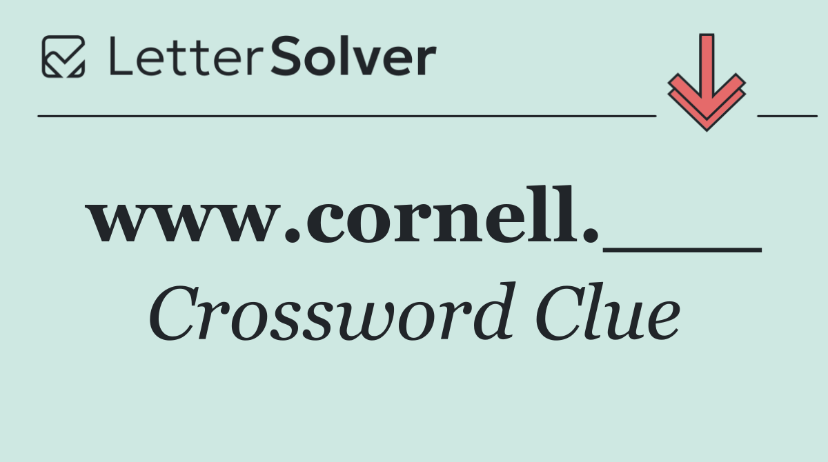 www.cornell.___