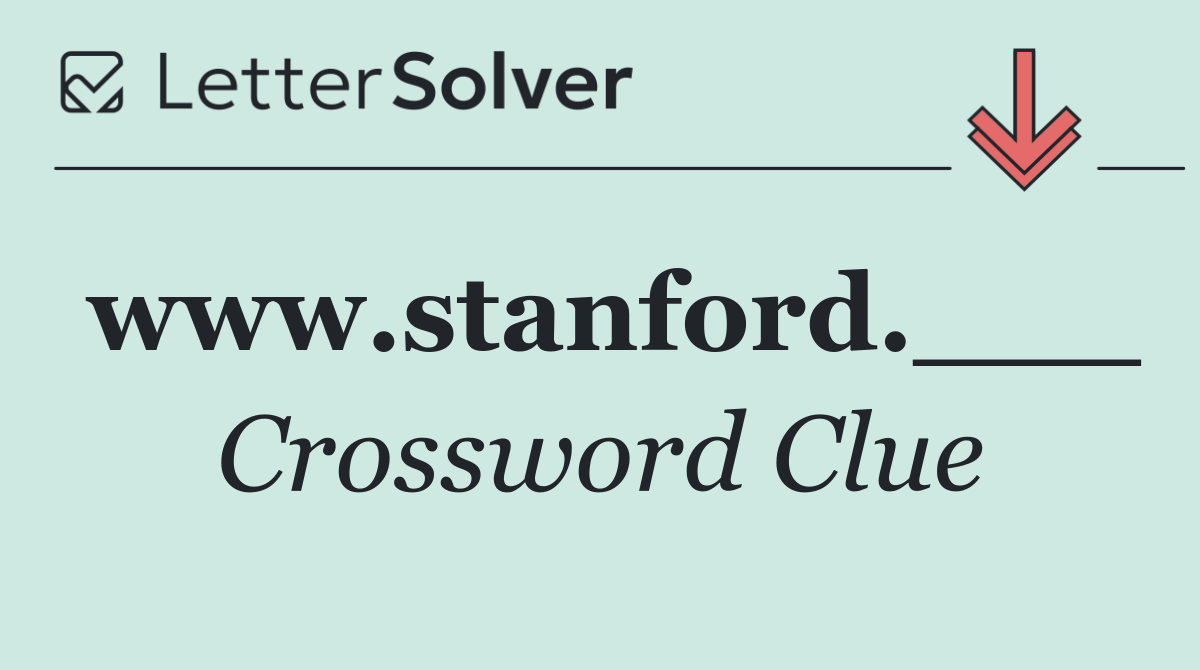 www.stanford.___