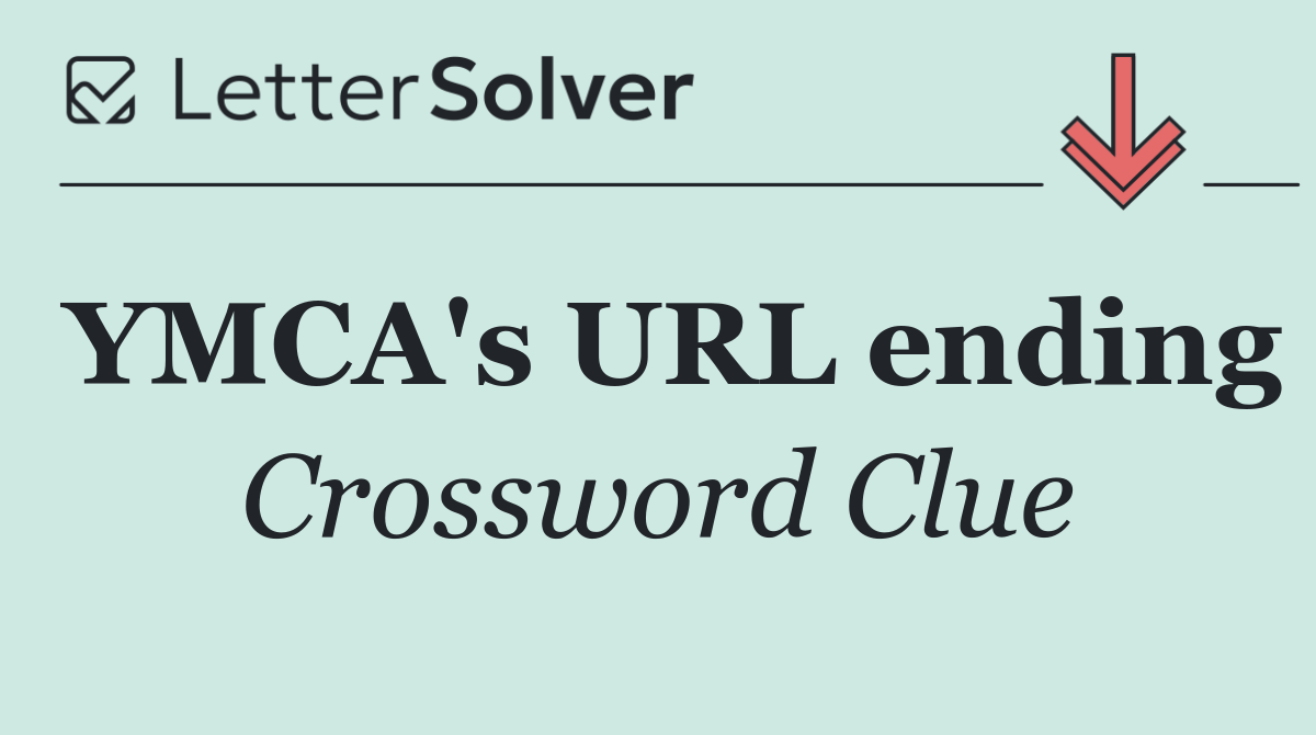 YMCA's URL ending