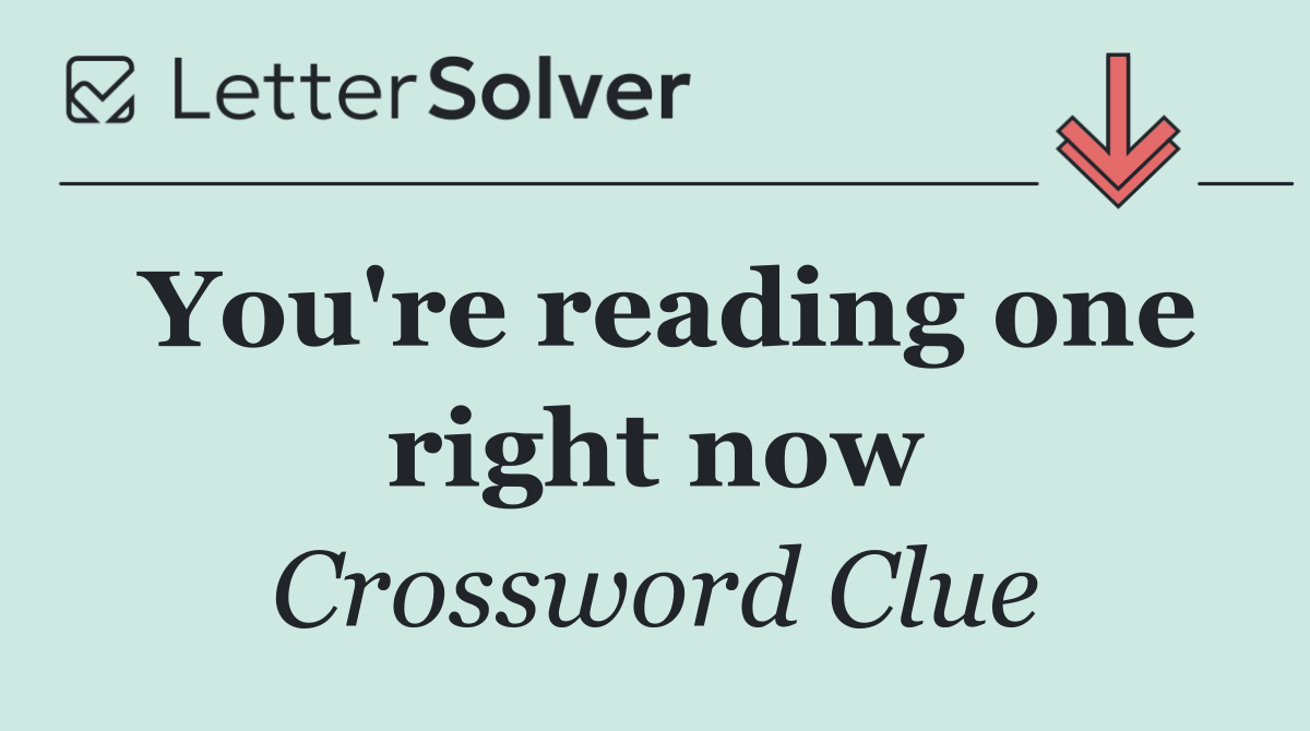 You're reading one right now
