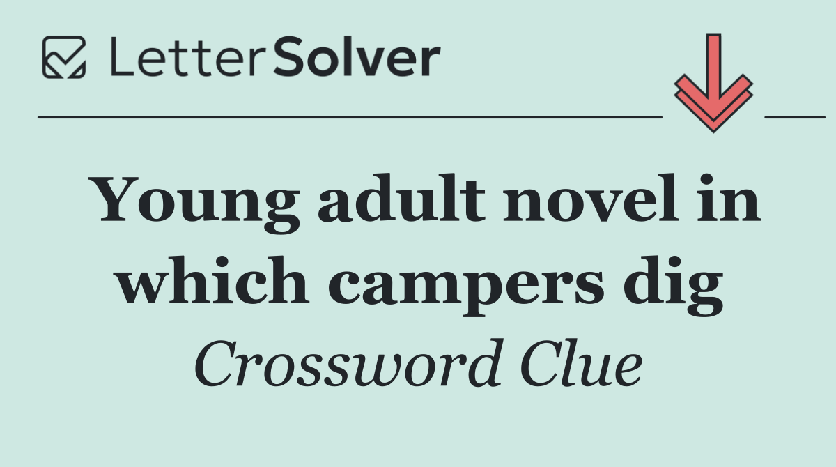 Young adult novel in which campers dig