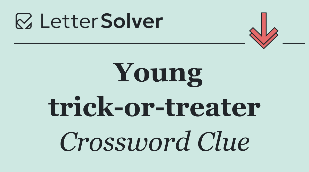 Young trick or treater