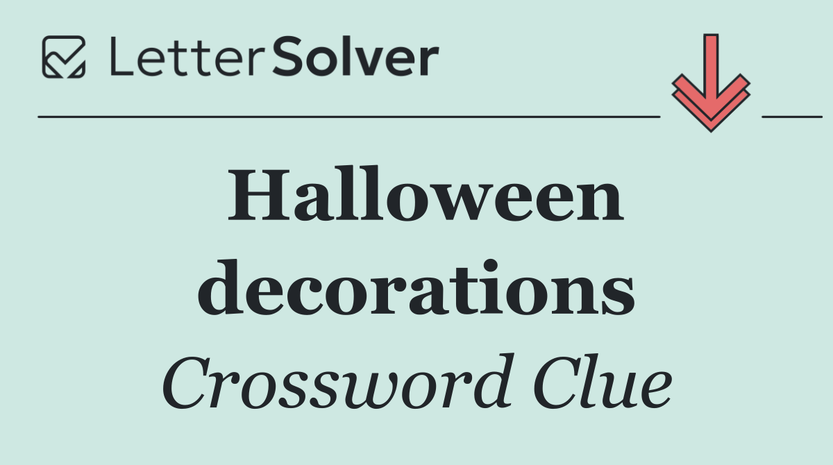 Halloween decorations