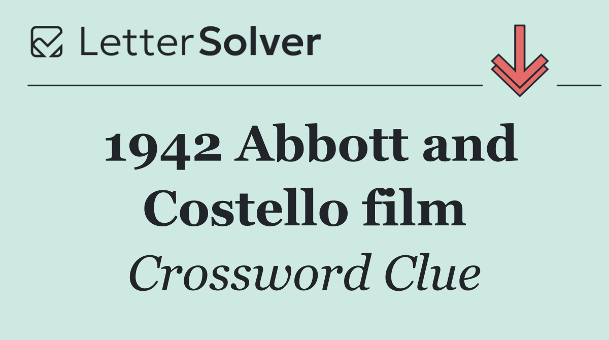 1942 Abbott and Costello film