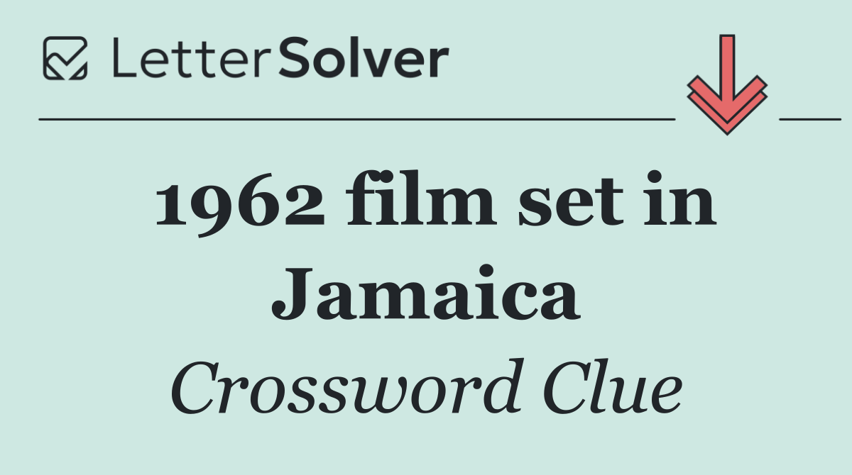 1962 film set in Jamaica