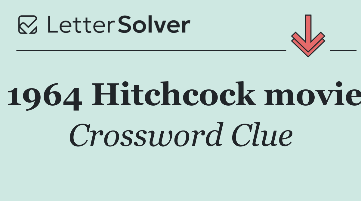 1964 Hitchcock movie